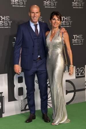 The Best FIFA Football Awards : Zinedine Zidane et sa femme Véronique