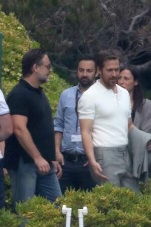 Ryan Gosling et Russell Crowe à l'hôtel Eden Roc à Antibes