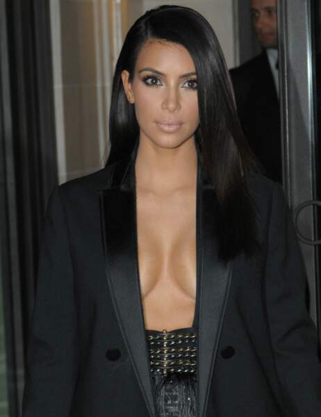 Kim Kardashian au défilé Lanvin à Paris