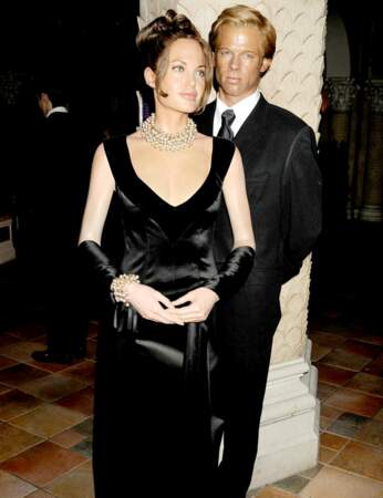 Angelina Jolie et Brad Pitt au Madame Tussauds de New York