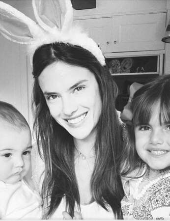 Alessandra Ambrosio et ses enfants Noah et Anja