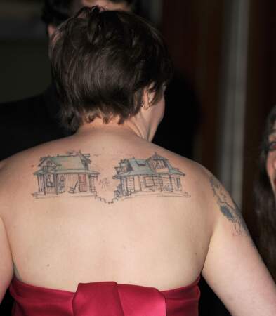 Les plus beaux tatouages sur le dos : Lena Dunham