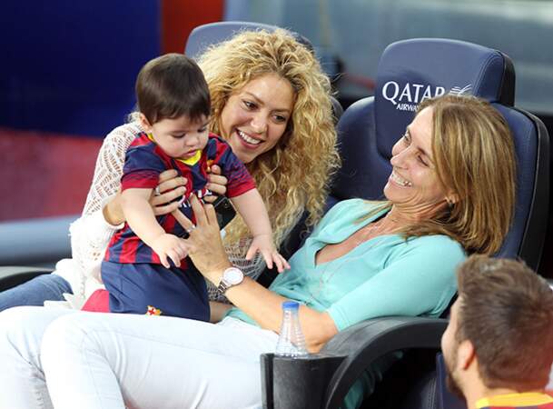 Shakira et Milan au stade