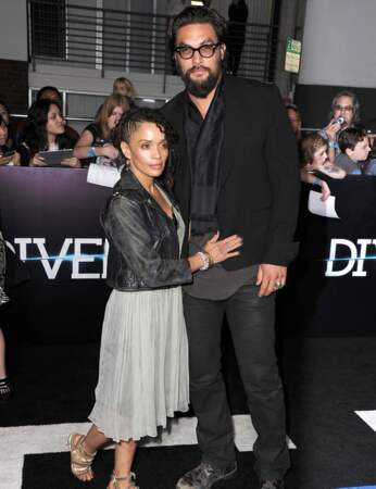 Lisa Bonet (lex-femme de Lenny Kravitz) et Jason Momoa, l'imposant Khal Drogo de "Game of Thrones"...