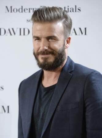David Beckham avec une barbe : ok, d'accord.