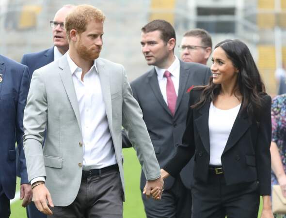 Le prince Harry et Meghan Markle, à Dublin, le 11 juillet 2018