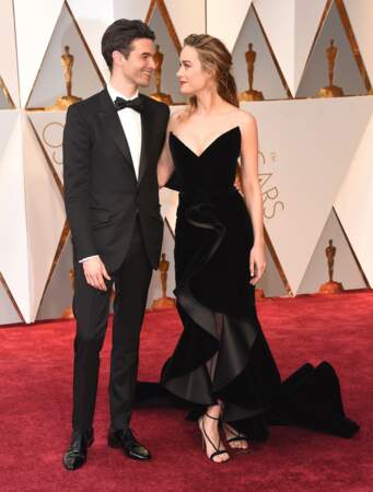 Les plus beaux couples des Oscars 2017 : Alex Greenwald et Brie Larson