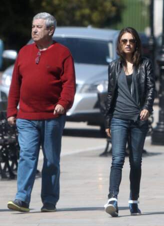 Mila Kunis et son papa