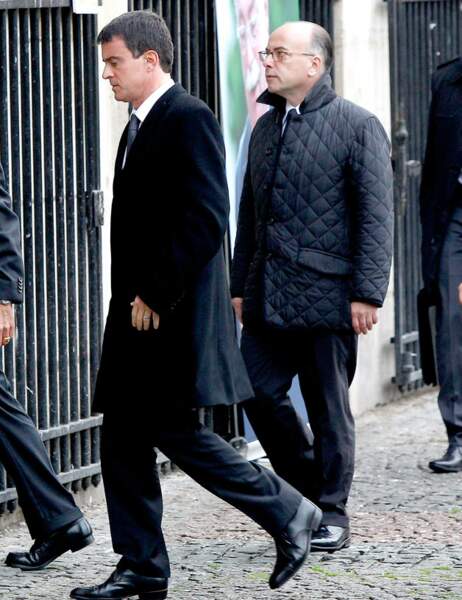 Le Premier ministre Manuel Valls et le ministre de l'Intérieur Bernard Cazeneuve