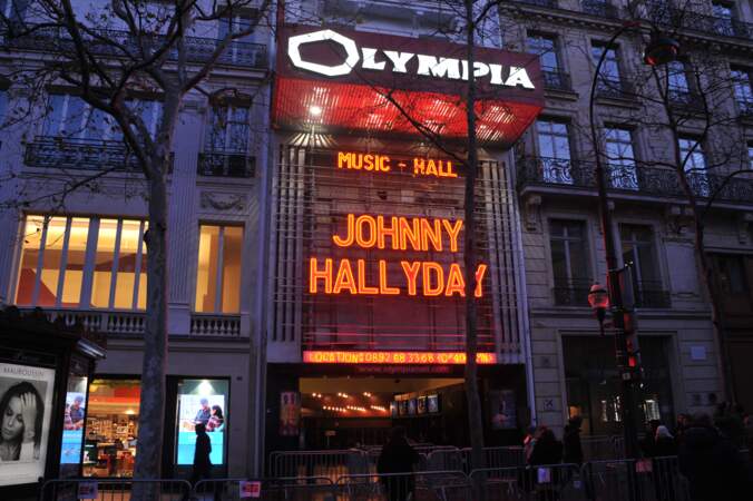 L'Olympia rend hommage à Johnny Hallyday