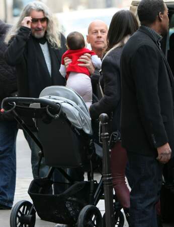 Bruce Willis avec sa fille Mabel Ray
