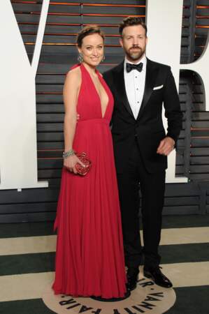 Soirée Vanity Fair Oscars 2016 : Olivia Wilde et son Jason Sudeikis d'amour