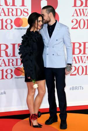 Cheryl Cole et Liam Payne aux Brit Awards 2018, le 21 février à Londres