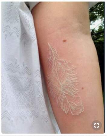 Les tatouages à l'encre blanche repérés sur Pinterest