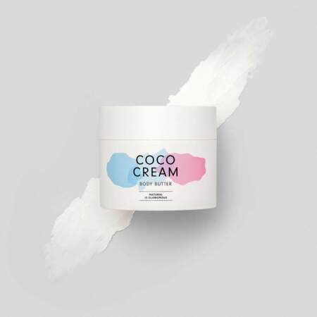 Beurre corporel nourrissant Coco Cream, Hello Body, 24,99€ les 195ml