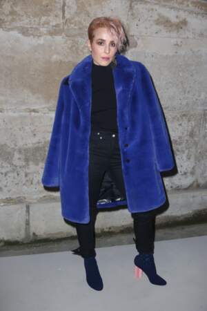 Noomi Rapace au défilé Louis Vuitton lors de la fashion week de Paris, le 6 mars