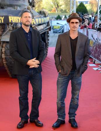 David Ayer et Brad Pitt