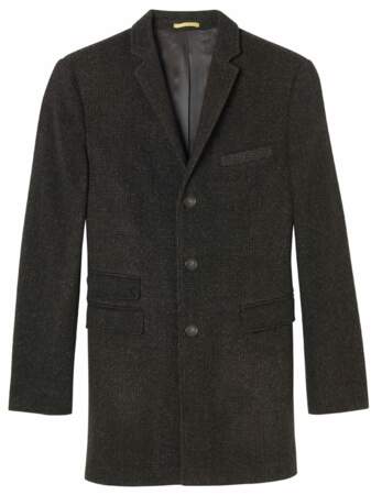 Le manteau droit en tweed Manteau, 159,99€ (Devred)