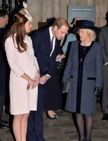 Kate, William et Camilla réunis pour la cérémonie inter religieuse de la Journée du Commonwealth