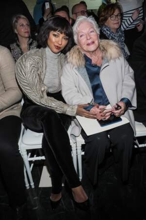 Défilé Jean Paul Gaultier Haute Couture PE 2019 : Kat Graham et Line Renaud, complices