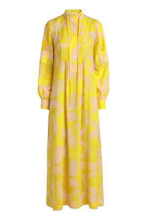 Robe jaune à motifs, H&M Studio, 149 euros