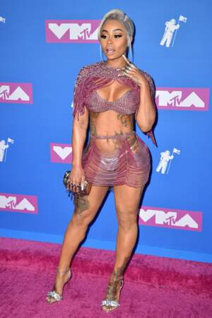 Blac Chyna aux MTV Video Music Awards 2018, le 20 août, à New York