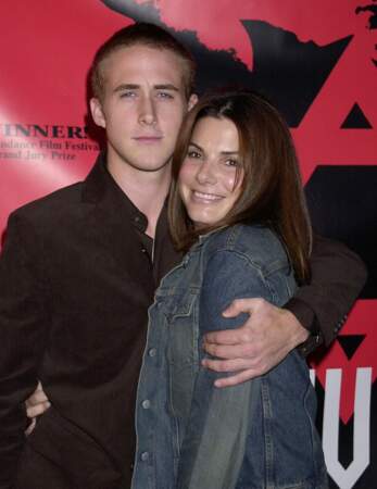 Ryan Gosling et Sandra Bullock en 2001