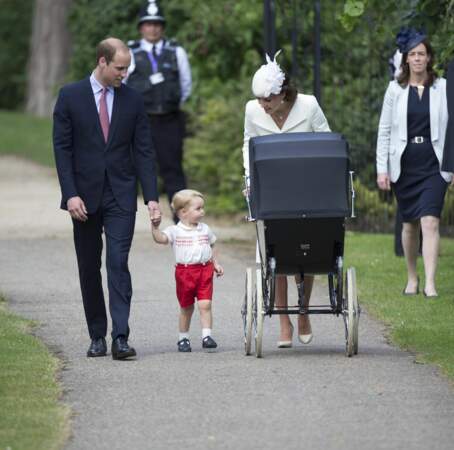 Prince William, Prince George, Kate Middleton et Princesse Charlotte