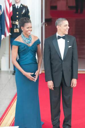 Michelle et Barack Obama en mars 2012