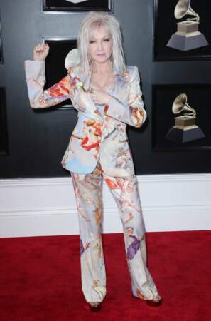 Cyndi Lauper en Moschino aux Grammy Awards 2018