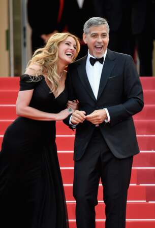 Julia Roberts ne résiste pas au sens de l'humour de George Clooney 