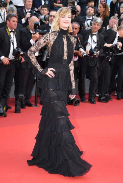 Cannes - Montée des Marches pour le 70ème anniversaire : Celine Sallette