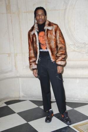 Défilé Dior Haute Couture : le rappeur ASAP Rocky 