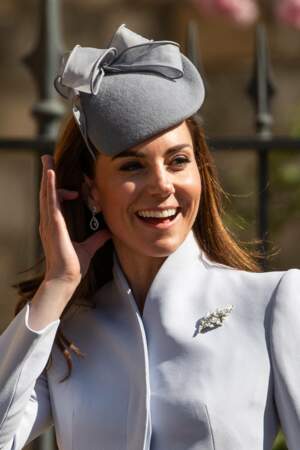 Kate Middleton porte les boucles d'oreilles de son mariage