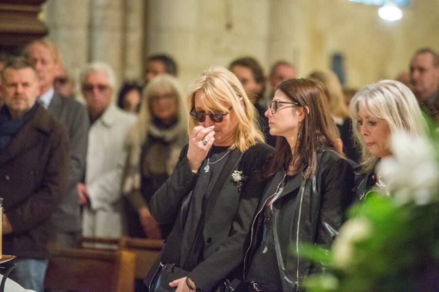 Natala Rivers aux obsèques de Dick Rivers à Paris