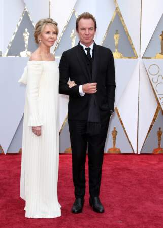 Oscars 2017 : du beau, du chic, du sublime, les plus beaux looks de la soirée - Sting et sa femme Trudie