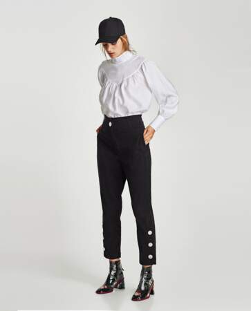 Zara : Pantalon taille haute, 25,99 euros au lieu de 39,95 euros