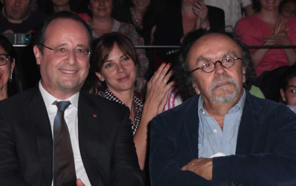 François Hollande et Jean-Michel Ribes