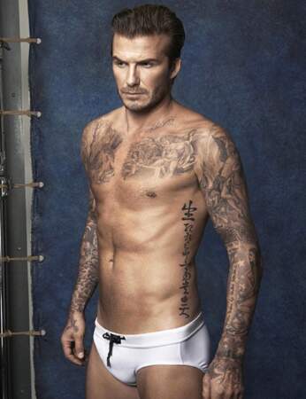 Pour la nouvelle campagne H&M, David Beckham a mis le paquet !