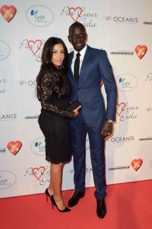Le footballeur Mamadou Sahko et son épouse Majda