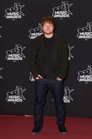 Ed Sheeran sur le tapis rouge