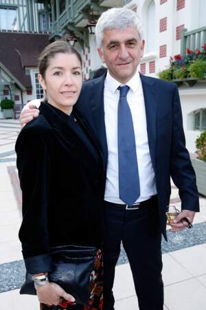 L'homme politique Hervé Morin et sa compagne Elodie Garamond