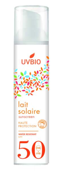 Lait solaire bio SPF 50, Uv Bio sur delafrance.com, 28,90€