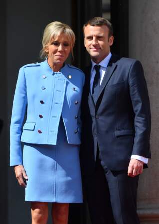 Première photo du couple Macron à l'Elysée