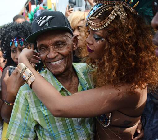Rihanna a également fait la fierté de son grand-père