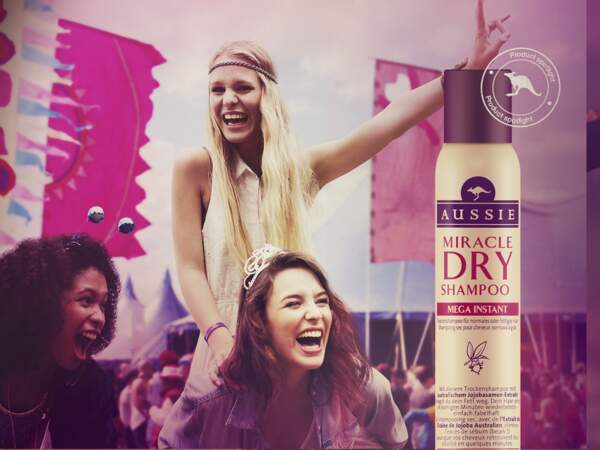 Janvier 2015, lancement de la gamme de shampoings secs Miracle Dry