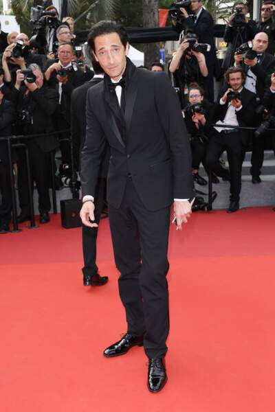 Cannes - Montée des Marches pour le 70ème anniversaire : Adrien Brody
