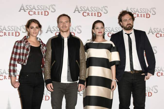 Première d'Assassin's Creed : Ariane Labed, Michael Fassbender, Marion Cotillard et Justin Kurzel
