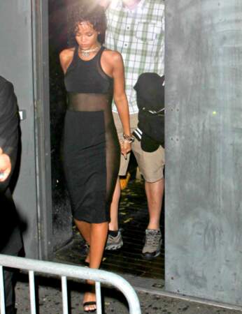 Rihanna aussi a choisi pour une fois de faire dans le soft