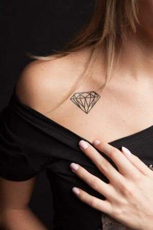 Les plus beaux tatouages diamant repérés sur Pinterest